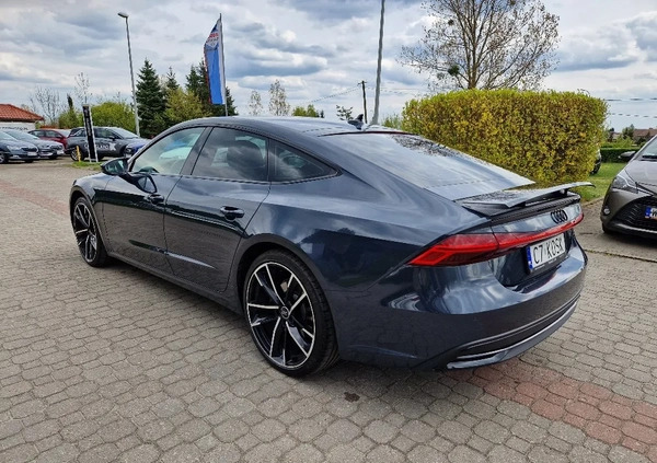 Audi A7 cena 228000 przebieg: 113000, rok produkcji 2018 z Susz małe 79